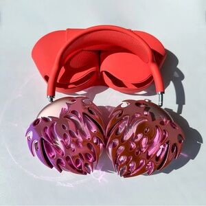 Chrome Pink Heart Attachments Set